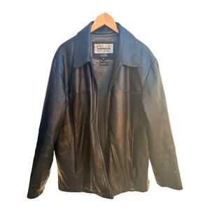 Pelle Studio Wilsons Black Leather Jacket Mens XL Thinsulate